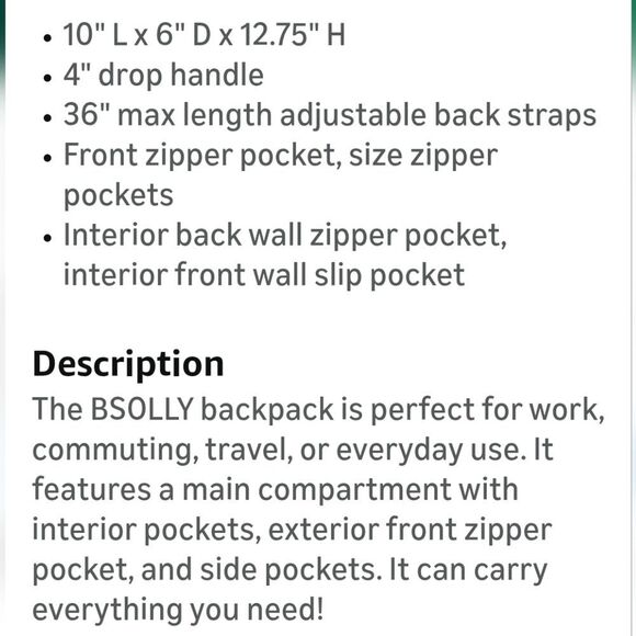 Steve Madden BSolly Backpack- Black/Black
